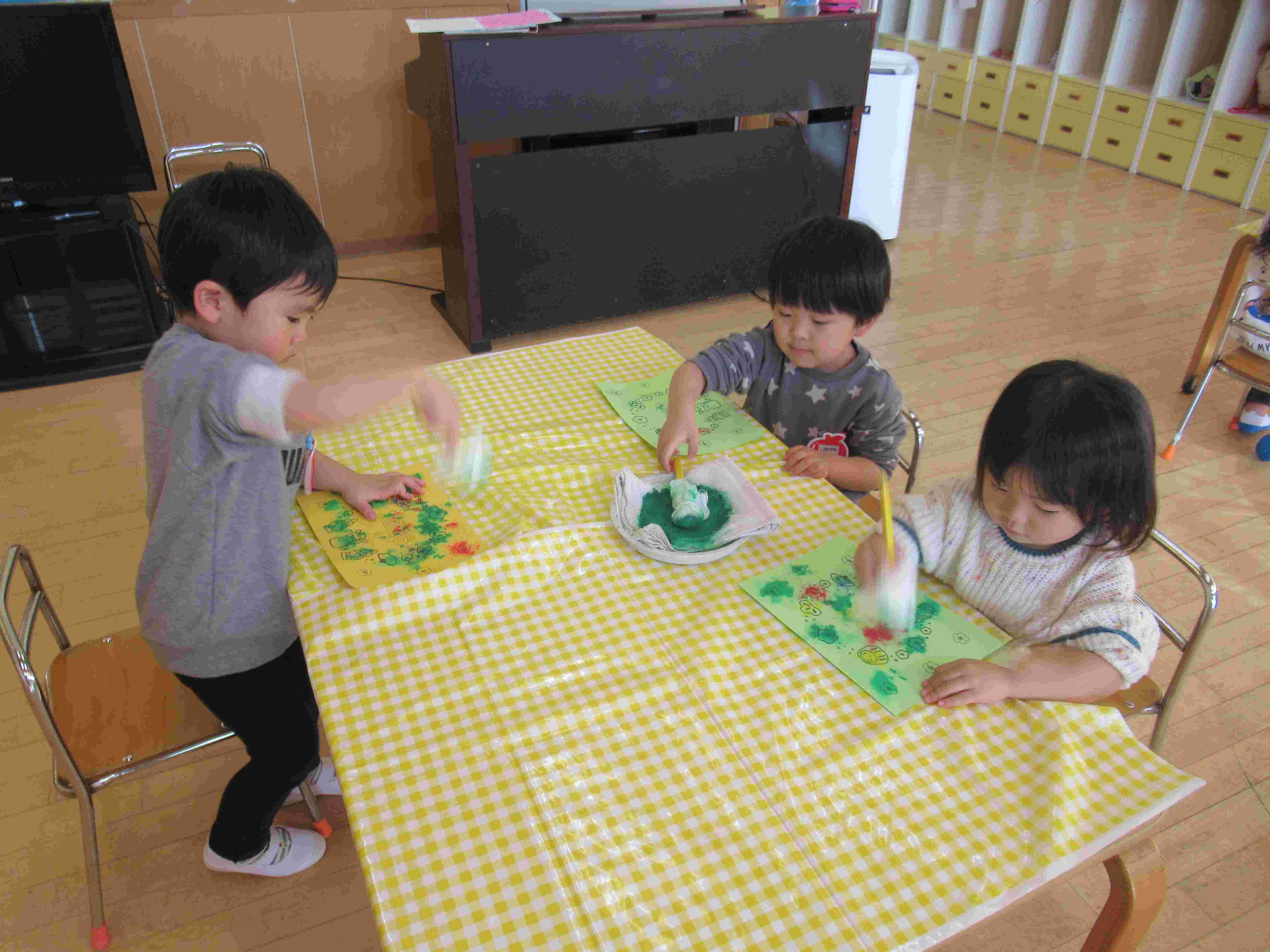 スタンプ遊び(未就園児教室)