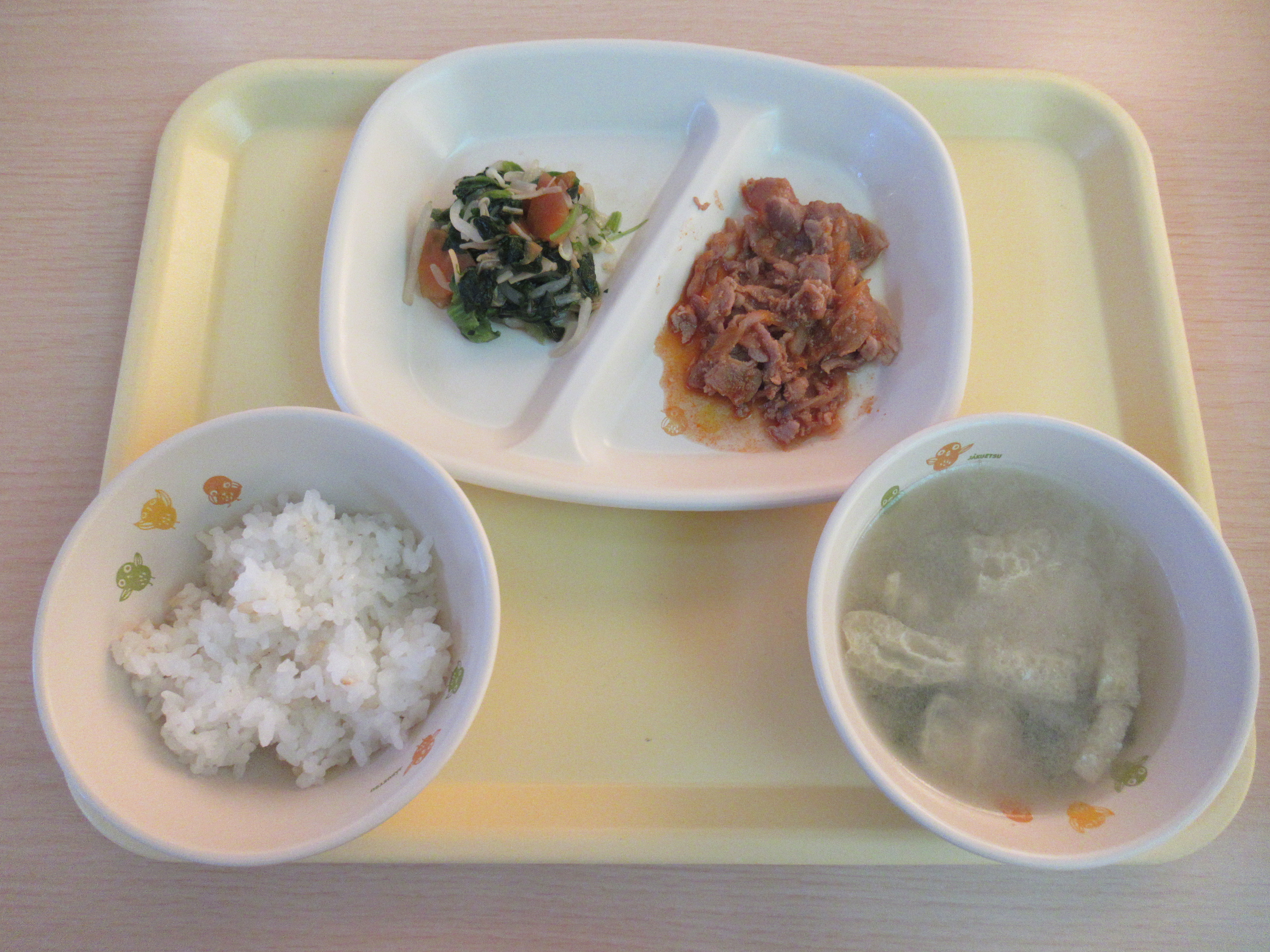 今日の給食献立