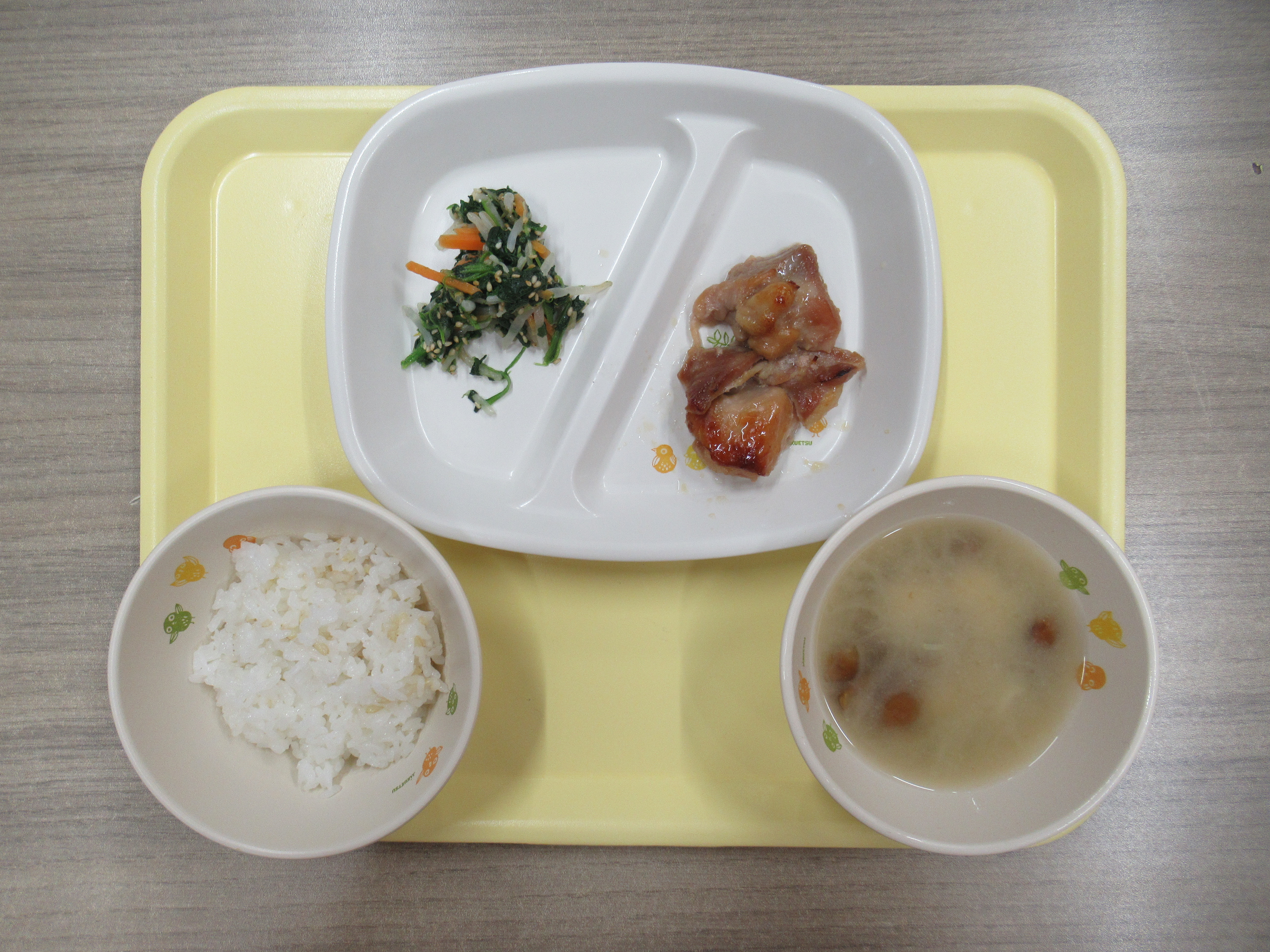 今日の給食献立