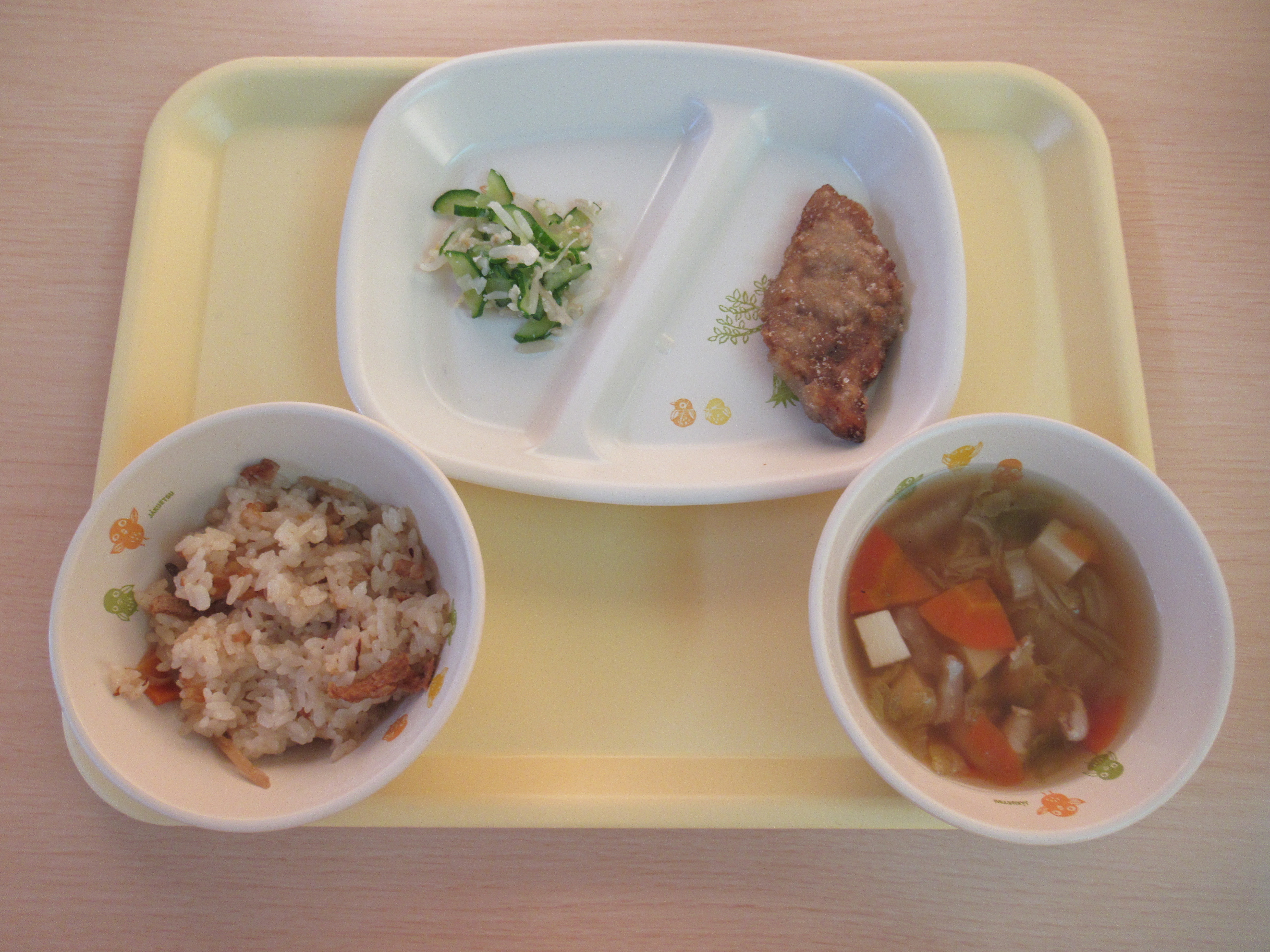今日の給食献立 今日の給食献立
